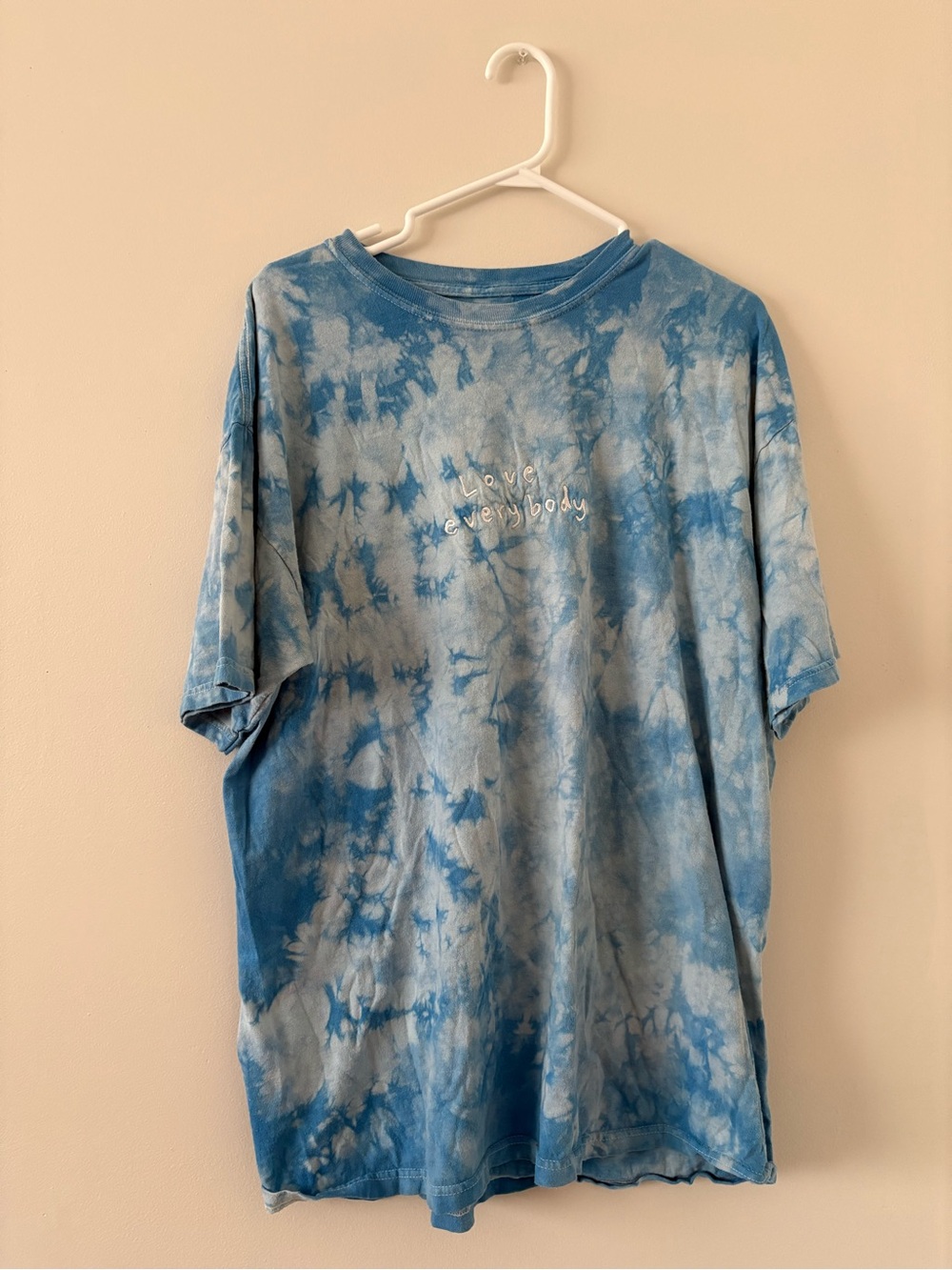 Urban Outfitters Blue Tie-Dye Short Sleeve Tee